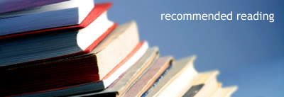 Recommended reading. A pile of books
